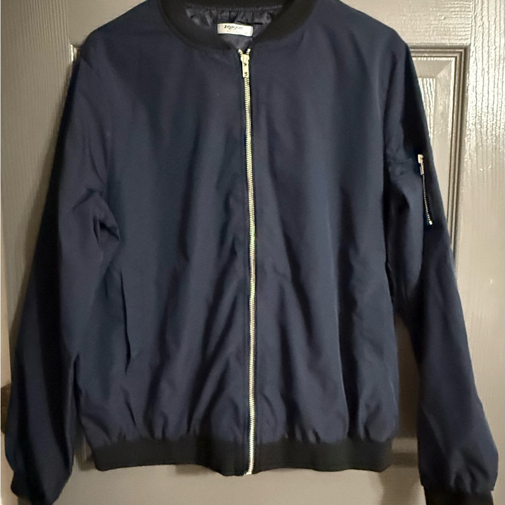 Zeagoo Navy Blue Bomber Jacket